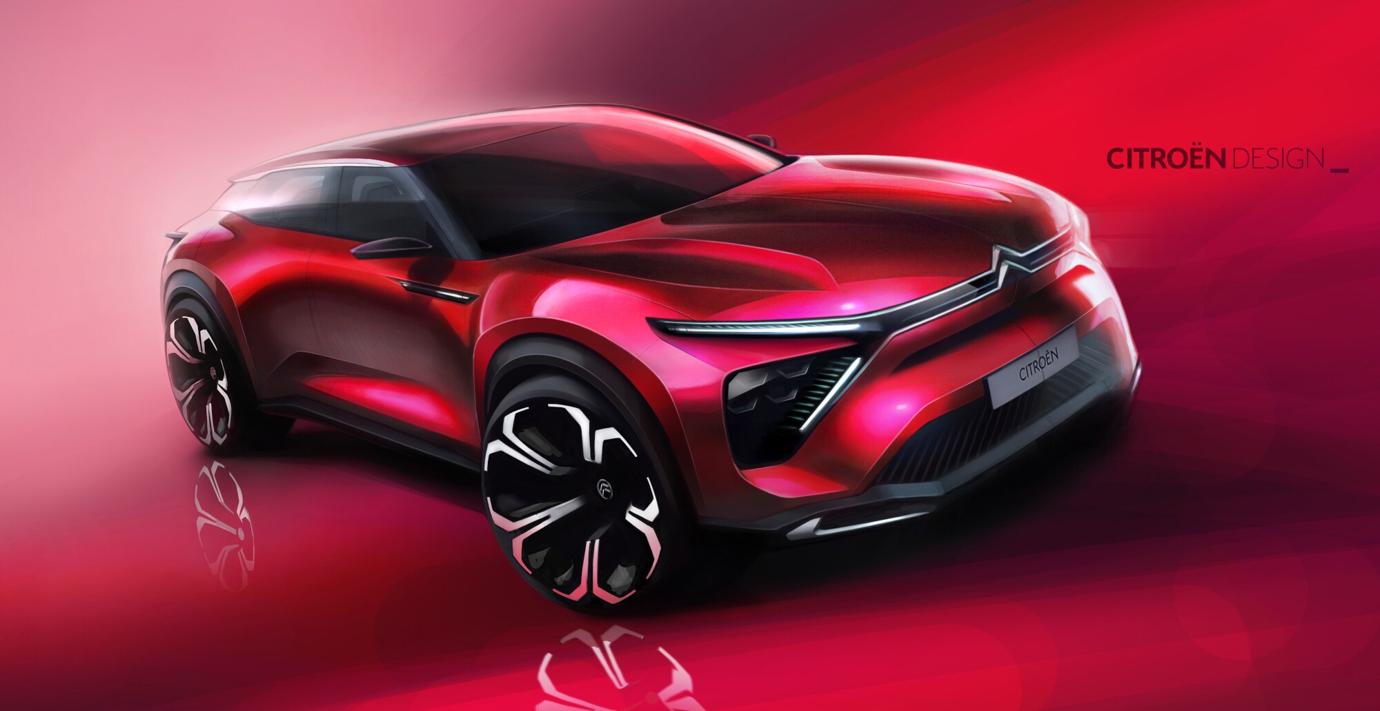 Esquisse du concept de la C5 X